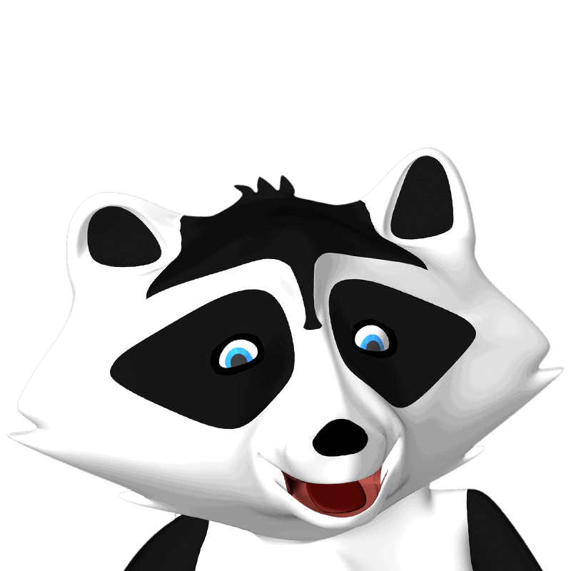 Waschbär Waschanlage